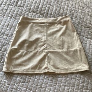Lulus suede mini skirt